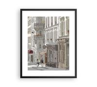 Affiche Poster 40x50cm Tableaux Image Architecture Dessin Montmartre Wall Art