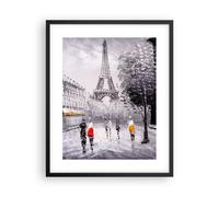 Affiche Poster 40x50cm Tableaux Image Architecture paris eiffle france Wall Art