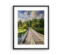 Affiche Poster 40x50cm Tableaux Image architecture promenade Swan Paysage Art