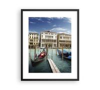 Affiche Poster 40x50cm Tableaux Image Architecture venise italie gondole Art