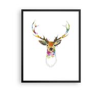 Affiche Poster 40x50cm Tableaux Image Deer imaginaire graffiti graphique Art