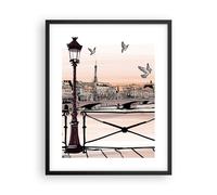 Affiche Poster 40x50cm Tableaux Image France pigeon graphiques illustration Art