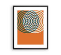 Affiche Poster 40x50cm Tableaux Image L'Abstraction Moderne Cercles Wall Art