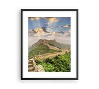 Affiche Poster 40x50cm Tableaux Image Mur Montagne asiatique porcelaine Wall Art