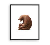 Affiche Poster 40x50cm Tableaux Image Ours Ours En Peluche Pour Enfants Wall Art