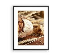 Affiche Poster 40x50cm Tableaux Image Pain boulangerie nourriture seigle Art