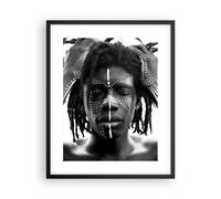 Affiche Poster 40x50cm Tableaux Image Photo Afrique Ethnique Noir Wall Art