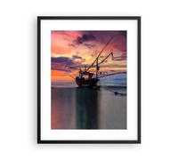 Affiche Poster 40x50cm Tableaux Image Photo Asie Bateau Cutter Wall Art