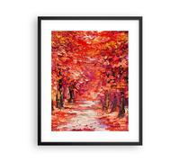 Affiche Poster 40x50cm Tableaux Image Photo Automne Parc Avenue Wall Art