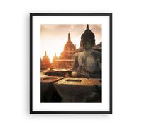Affiche Poster 40x50cm Tableaux Image Photo Bouddha foi Asie Wall Art Decoration
