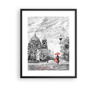 Affiche Poster 40x50cm Tableaux Image Photo Cathédrale Berlin Amoureux Wall Art