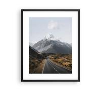 Affiche Poster 40x50cm Tableaux Image Photo Chemin Montagne Sommets Wall Art