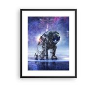 Affiche Poster 40x50cm Tableaux Image Photo cosmonaute espace Wall Art