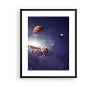 Affiche Poster 40x50cm Tableaux Image Photo Cosmos Planètes Les étoiles Wall Art