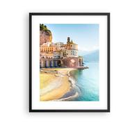 Affiche Poster 40x50cm Tableaux Image Photo Côte Amalfi Italie Wall Art