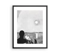 Affiche Poster 40x50cm Tableaux Image Photo Couple Amants Fille Wall Art