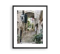 Affiche Poster 40x50cm Tableaux Image Photo Croatie Escaliers Dubrovnik Wall Art