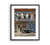 Affiche Poster 40x50cm Tableaux Image Photo Cuba La Havane Balcon Wall Art