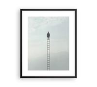 Affiche Poster 40x50cm Tableaux Image Photo Échelle Ciel Symbole Wall Art