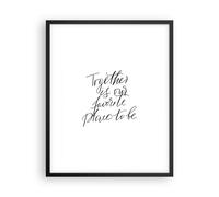 Affiche Poster 40x50cm Tableaux Image Photo Ensemble Notre Lieu Wall Art