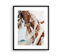 Affiche Poster 40x50cm Tableaux Image Photo Femme Liberté Exotisme Wall Art