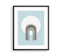 Affiche Poster 40x50cm Tableaux Image Photo Formes roue lignes Wall Art