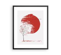 Affiche Poster 40x50cm Tableaux Image Photo Japon Fleur Cerises Wall Art