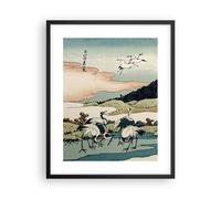 Affiche Poster 40x50cm Tableaux Image Photo Japon Grues Image Wall Art