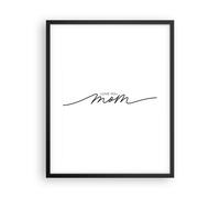 Affiche Poster 40x50cm Tableaux Image Photo Je t'aime maman Wall Art Decoration