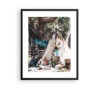 Affiche Poster 40x50cm Tableaux Image Photo Jeunes Mariés Amour Paysage Wall Art