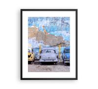 Affiche Poster 40x50cm Tableaux Image Photo La Havane Ancien Voitures Wall Art