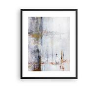 Affiche Poster 40x50cm Tableaux Image Photo L'Abstraction Blanc Floue Wall Art