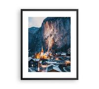 Affiche Poster 40x50cm Tableaux Image Photo Lauterbrunnen Suisse Vallée Wall Art