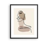 Affiche Poster 40x50cm Tableaux Image Photo Ligne Art Boho Wall Art Decoration