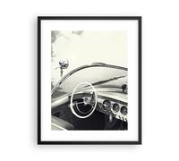 Affiche Poster 40x50cm Tableaux Image Photo Luxe Bateau Noir Et Blanc Wall Art