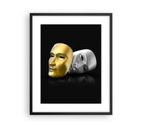 Affiche Poster 40x50cm Tableaux Image Photo Masque théâtre scène acteur Wall Art