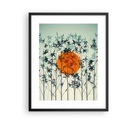 Affiche Poster 40x50cm Tableaux Image Photo Ouest Le Soleil Herbe Wall Art