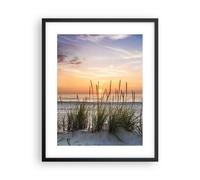 Affiche Poster 40x50cm Tableaux Image Photo Ouest Le Soleil Plage Wall Art