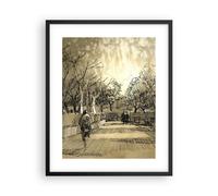 Affiche Poster 40x50cm Tableaux Image Photo parc promenade arbre Wall Art