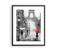 Affiche Poster 40x50cm Tableaux Image Photo Paris ville maison Wall Art