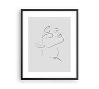Affiche Poster 40x50cm Tableaux Image Photo Pièce Linéaire Face Wall Art
