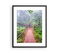 Affiche Poster 40x50cm Tableaux Image Photo Pont Suspendu Costa Rica Wall Art