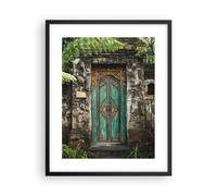 Affiche Poster 40x50cm Tableaux Image Photo Portail Porte Vert Wall Art