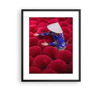 Affiche Poster 40x50cm Tableaux Image Photo Séchage Encens Vietnam Wall Art