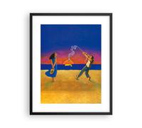 Affiche Poster 40x50cm Tableaux Image Photo Symbole Amour Surréalisme Wall Art