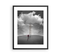 Affiche Poster 40x50cm Tableaux Image Photo Symbole Échelle Ciel Wall Art
