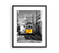 Affiche Poster 40x50cm Tableaux Image Photo Tram Portugal Lisbonne Wall Art