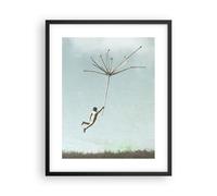 Affiche Poster 40x50cm Tableaux Image Photo Vintage Irréel Métaphore Wall Art