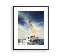 Affiche Poster 40x50cm Tableaux Image Photo Voile yacht voyage Wall Art