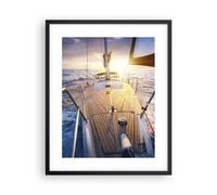Affiche Poster 40x50cm Tableaux Image Photo voilier mer Wall Art Decoration